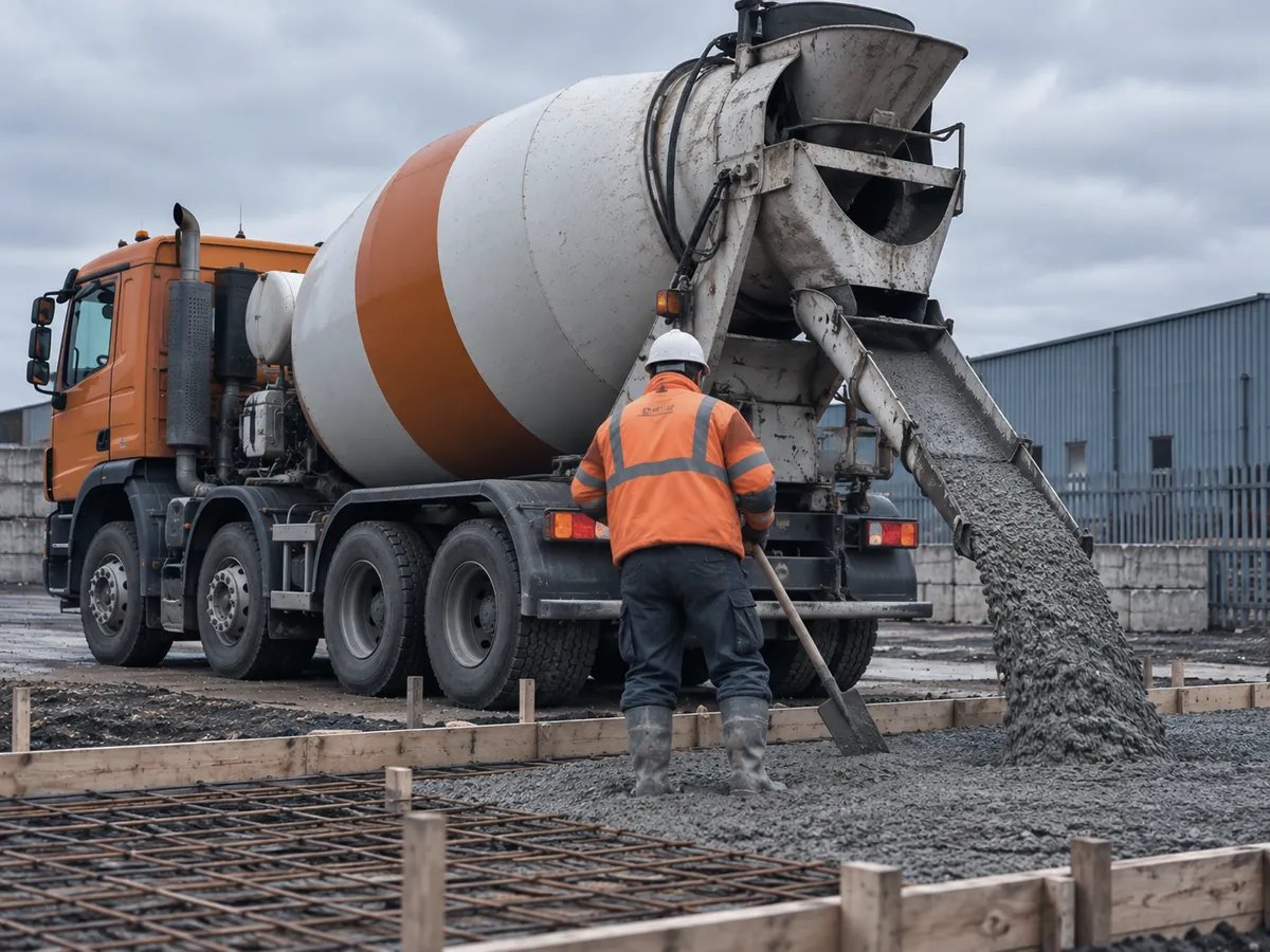 Concrete orders, batching schedules and delivery.